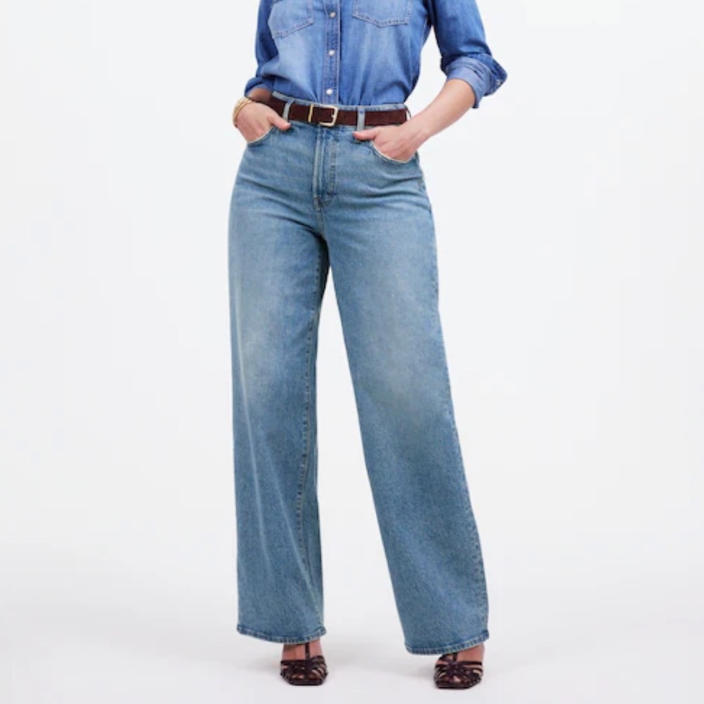 Madewell the curvy perfect vintage wide leg jean